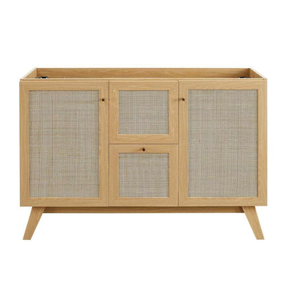 Modway - Soma 48in Double Sink Bathroom Vanity - EEI-6721-OAK-WHI veiw 6