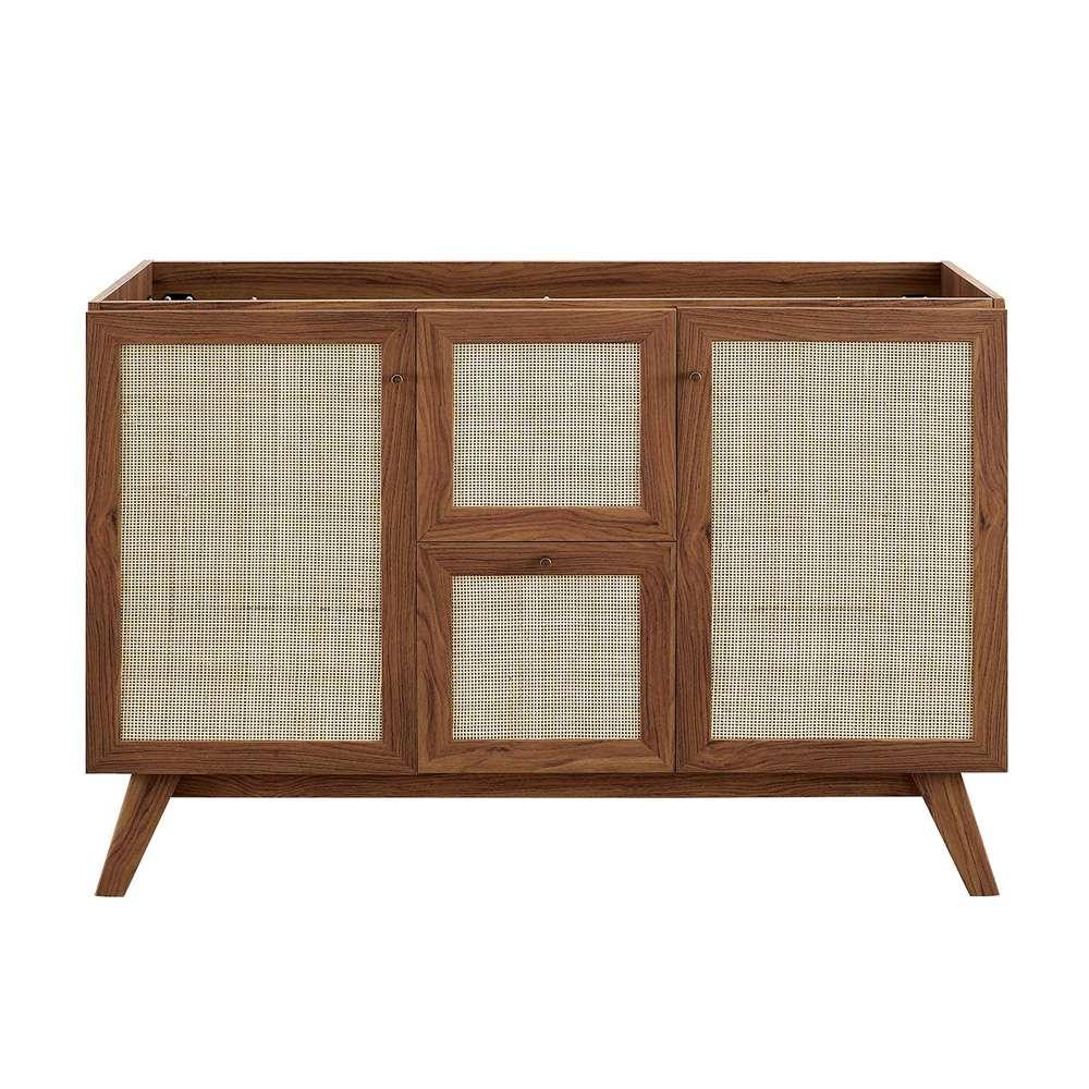 Modway - Soma 48in Single or Double Sink Compatible Bathroom Vanity Cabinet (Sink Basin Not Included) - EEI-6589-OAK veiw 5
