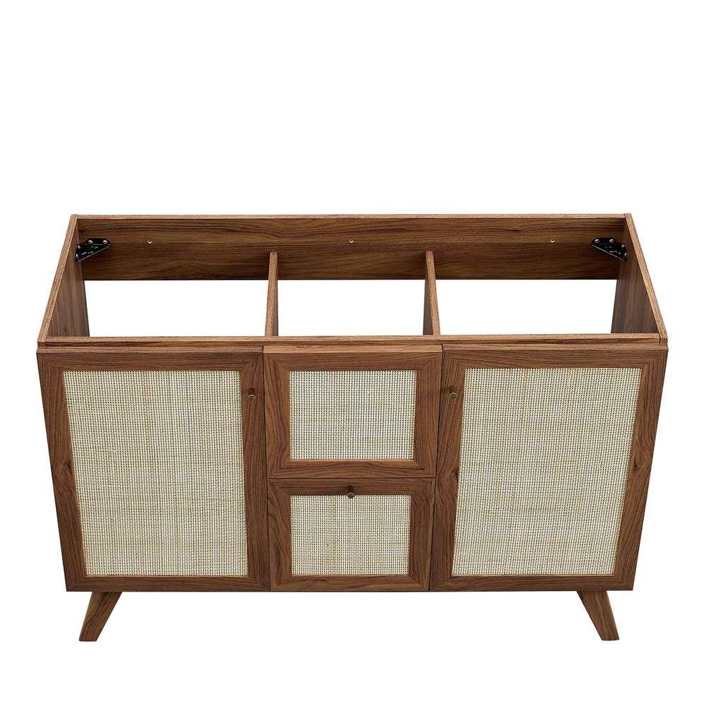 Modway - Soma 48in Single or Double Sink Compatible Bathroom Vanity Cabinet (Sink Basin Not Included) - EEI-6589-OAK veiw 6