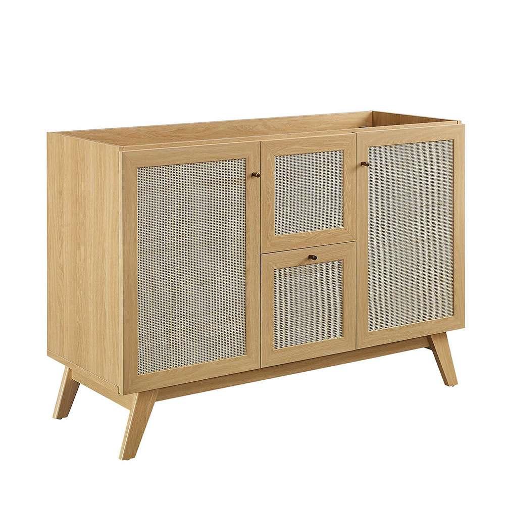 Modway - Soma 48in Single or Double Sink Compatible Bathroom Vanity Cabinet (Sink Basin Not Included) - EEI-6589-WAL veiw 1