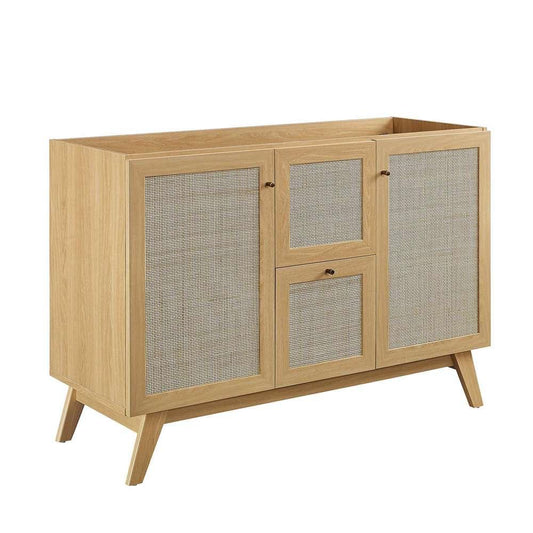 Modway - Soma 48in Single or Double Sink Compatible Bathroom Vanity Cabinet (Sink Basin Not Included) - EEI-6589-WAL veiw 2