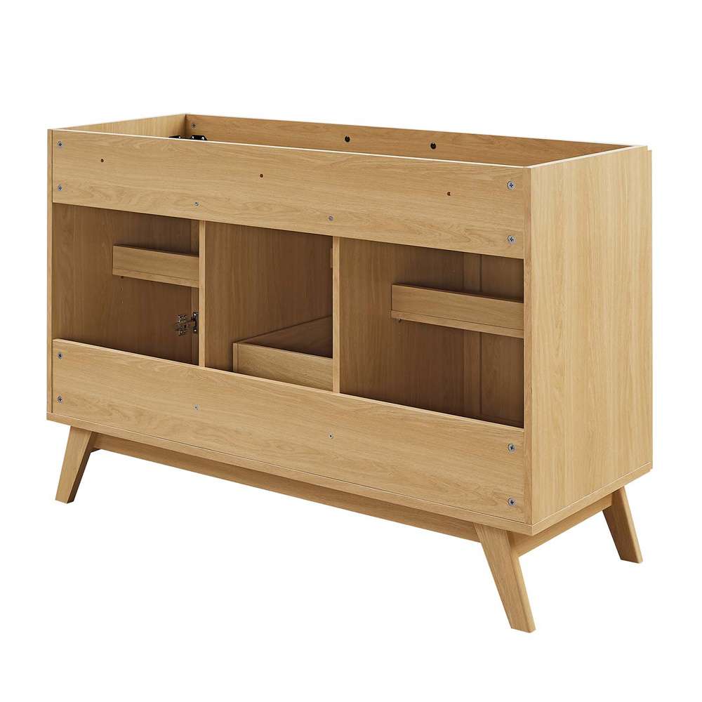 Modway - Soma 48in Single or Double Sink Compatible Bathroom Vanity Cabinet (Sink Basin Not Included) - EEI-6589-WAL veiw 4
