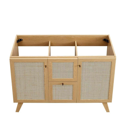 Modway - Soma 48in Single or Double Sink Compatible Bathroom Vanity Cabinet (Sink Basin Not Included) - EEI-6589-WAL veiw 6