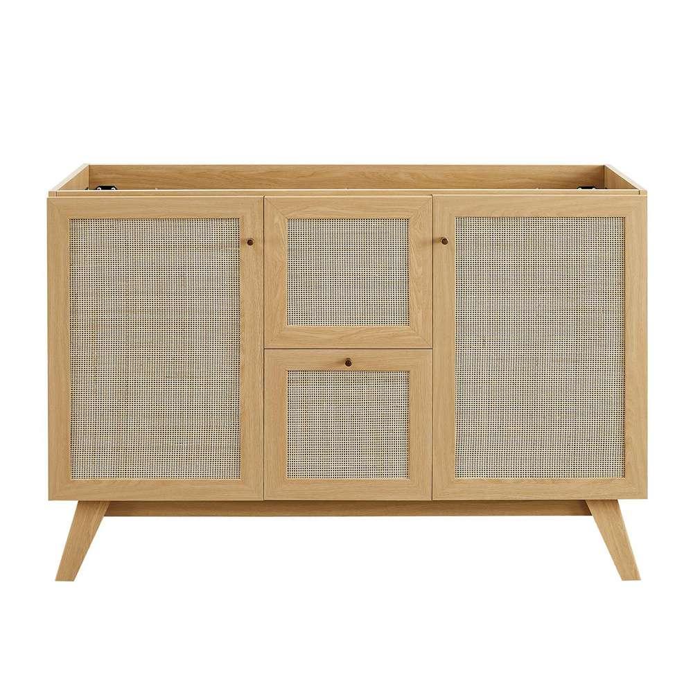Modway - Soma 48in Single Sink Bathroom Vanity - EEI-6719-OAK-WHI veiw 6