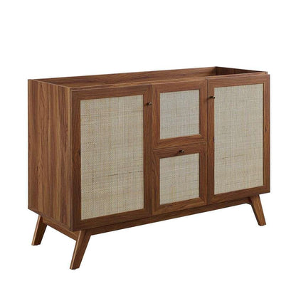Modway - Soma 48in Single Sink Bathroom Vanity - EEI-6719-WAL-WHI veiw 5