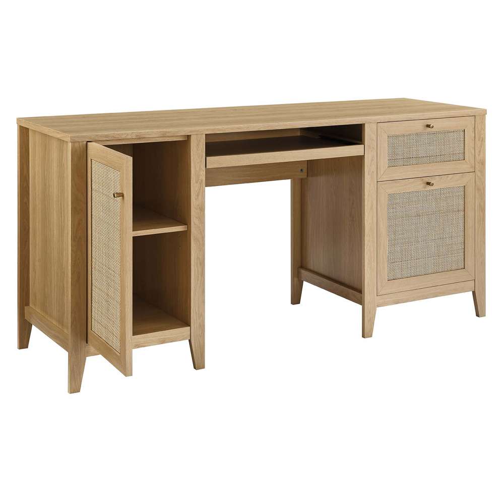 Modway - Soma 63in Office Desk - EEI-6117-OAK veiw 3