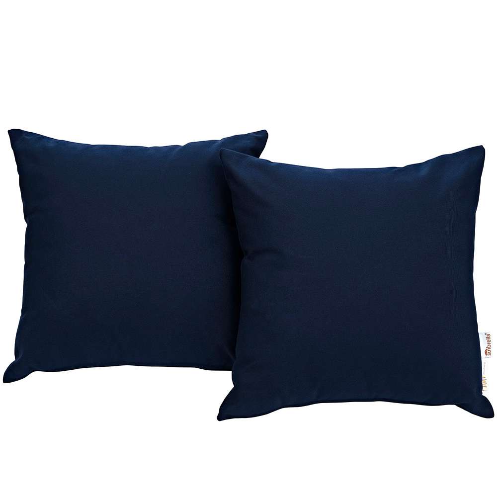 Modway - Summon 2 Piece Outdoor Patio Sunbrella Pillow Set - EEI-2002-NAV veiw 1