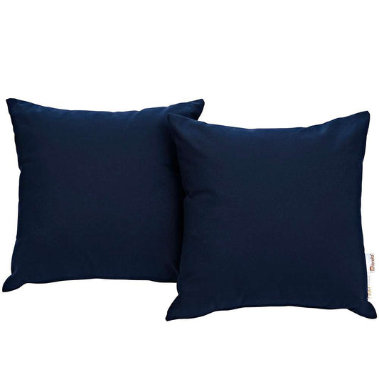 Modway - Summon 2 Piece Outdoor Patio Sunbrella Pillow Set - EEI-2002-NAV veiw 1