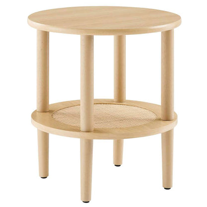 Modway - Torus Round Side Table - EEI-6527-OAK veiw 2
