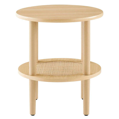 Modway - Torus Round Side Table - EEI-6527-OAK veiw 3