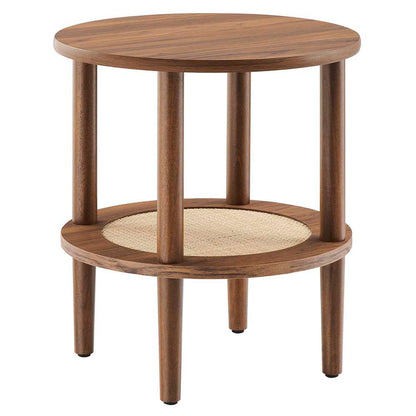 Modway - Torus Round Side Table - EEI-6527-WAL veiw 1