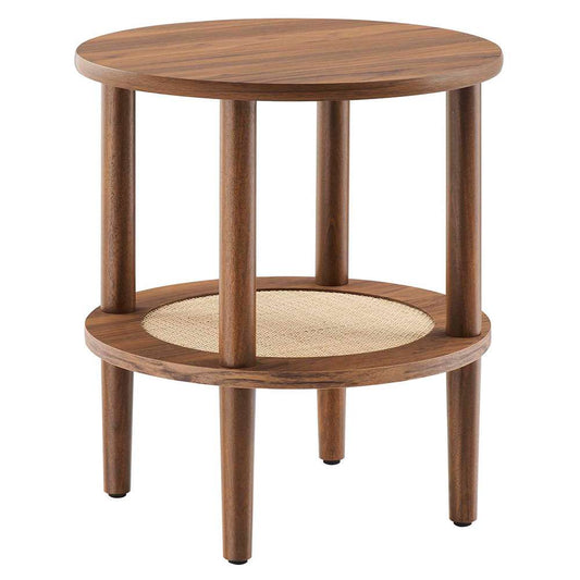 Modway - Torus Round Side Table - EEI-6527-WAL veiw 1