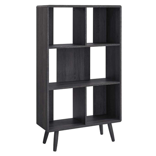 Modway - Transmit 5 Shelf Wood Grain Bookcase - EEI-5743-CHA veiw 1