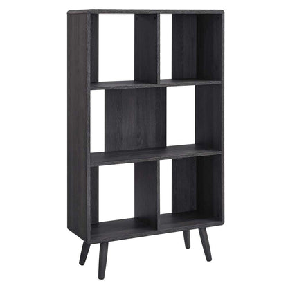 Modway - Transmit 5 Shelf Wood Grain Bookcase - EEI-5743-CHA veiw 2