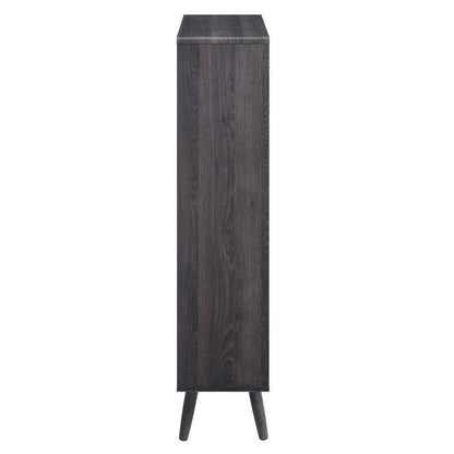Modway - Transmit 5 Shelf Wood Grain Bookcase - EEI-5743-CHA veiw 3