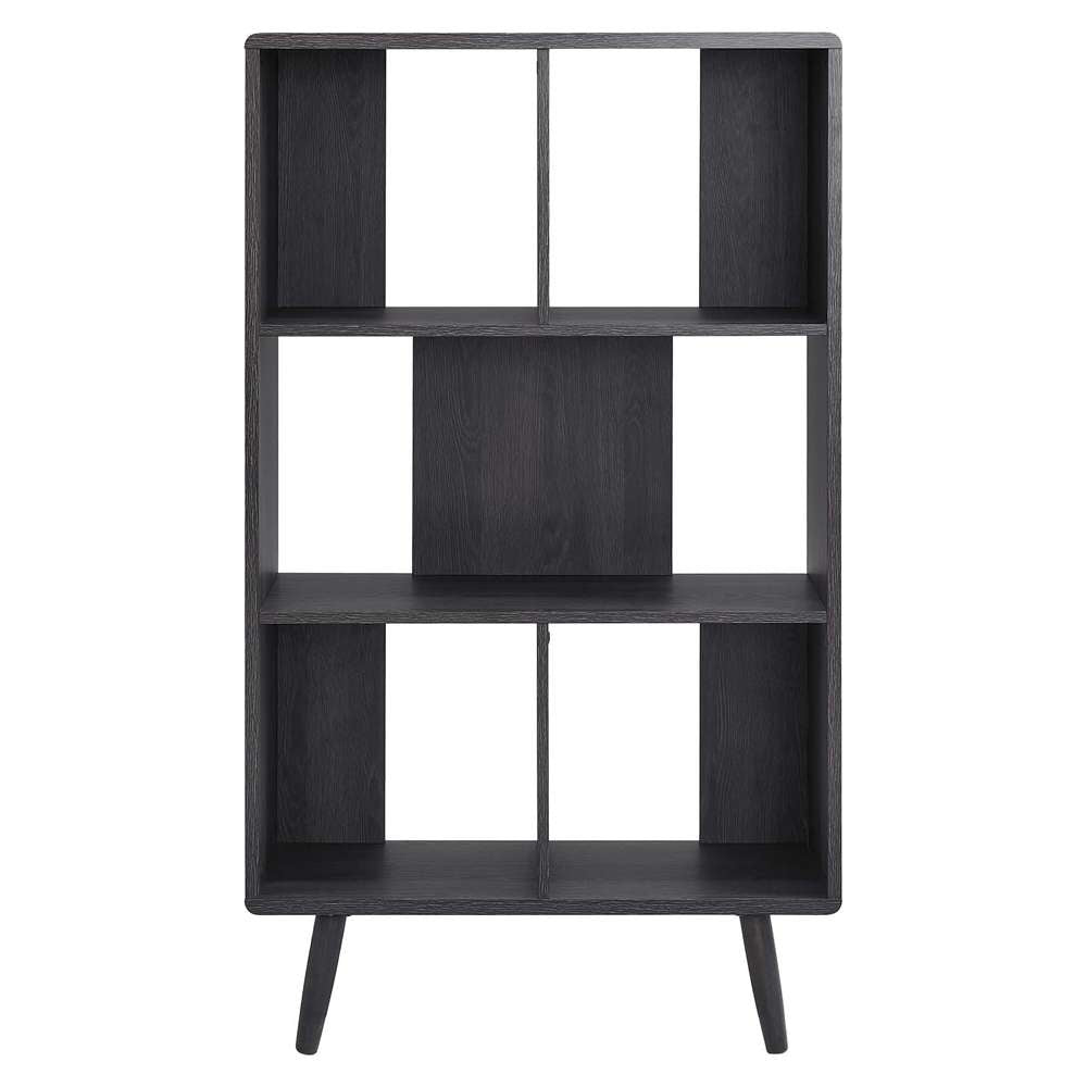 Modway - Transmit 5 Shelf Wood Grain Bookcase - EEI-5743-CHA veiw 4