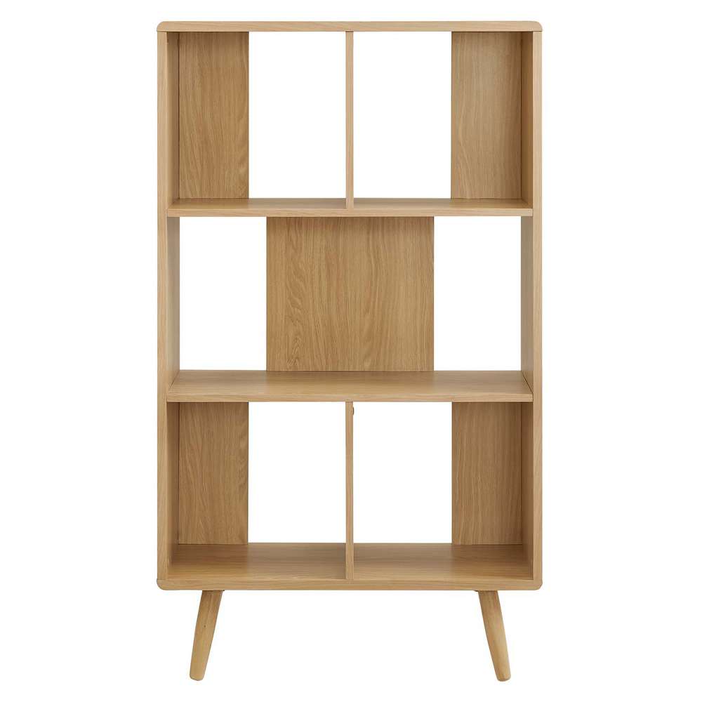 Modway - Transmit 5 Shelf Wood Grain Bookcase - EEI-5743-OAK veiw 4