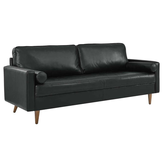 Modway - Valour 81in Leather Sofa - EEI-4634-BLK veiw 2