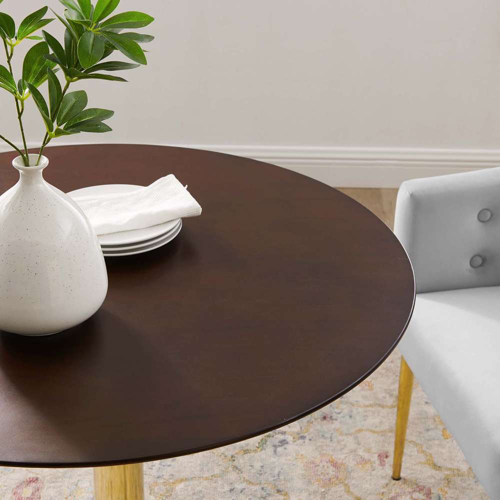 Modway - Verne 35in Dining Table - EEI-4738-GLD-CHE veiw 5