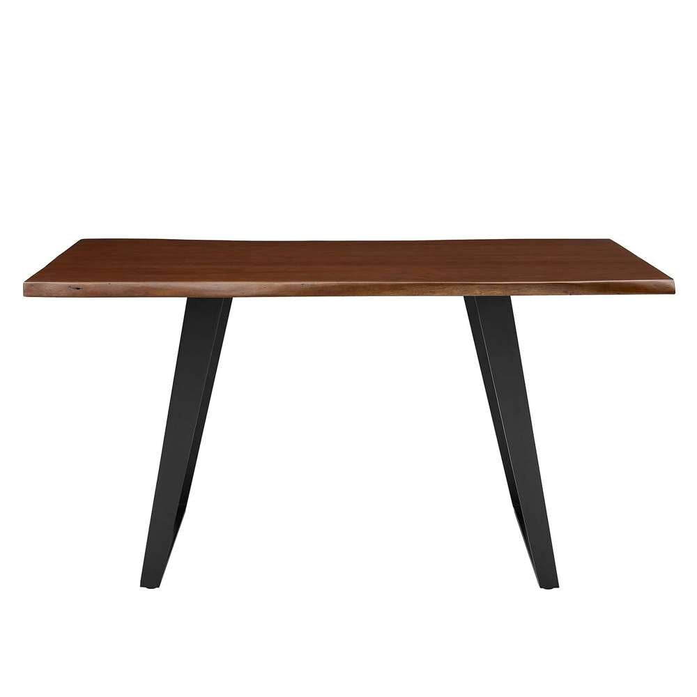 Modway - Viggo 60in Live Edge Acacia Wood Acacia Wood Dining Table in Black Walnut - EEI-6067-BLK-WAL veiw 4