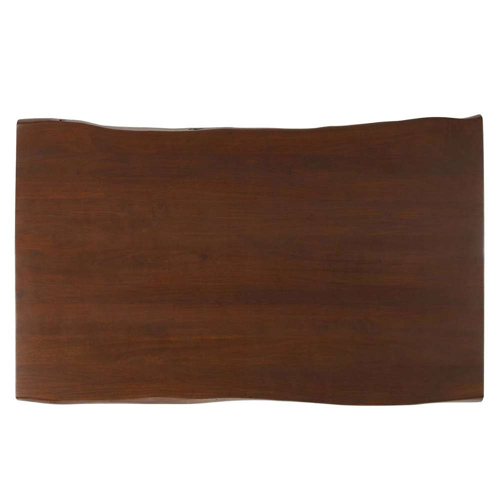 Modway - Viggo 60in Live Edge Acacia Wood Acacia Wood Dining Table in Black Walnut - EEI-6067-BLK-WAL veiw 5