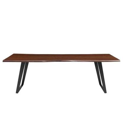 Modway - Viggo 96in Live Edge Acacia Wood Acacia Wood Dining Table - EEI-6071-BLK-WAL veiw 4