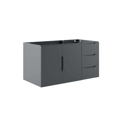 Modway - Vitality 36in Bathroom Vanity Cabinet (Sink Basin Not Included) - EEI-4894-GRY veiw 2