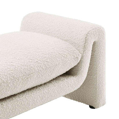 Modway - Waverly Boucle Fabric Bench - EEI-6379-IVO veiw 5
