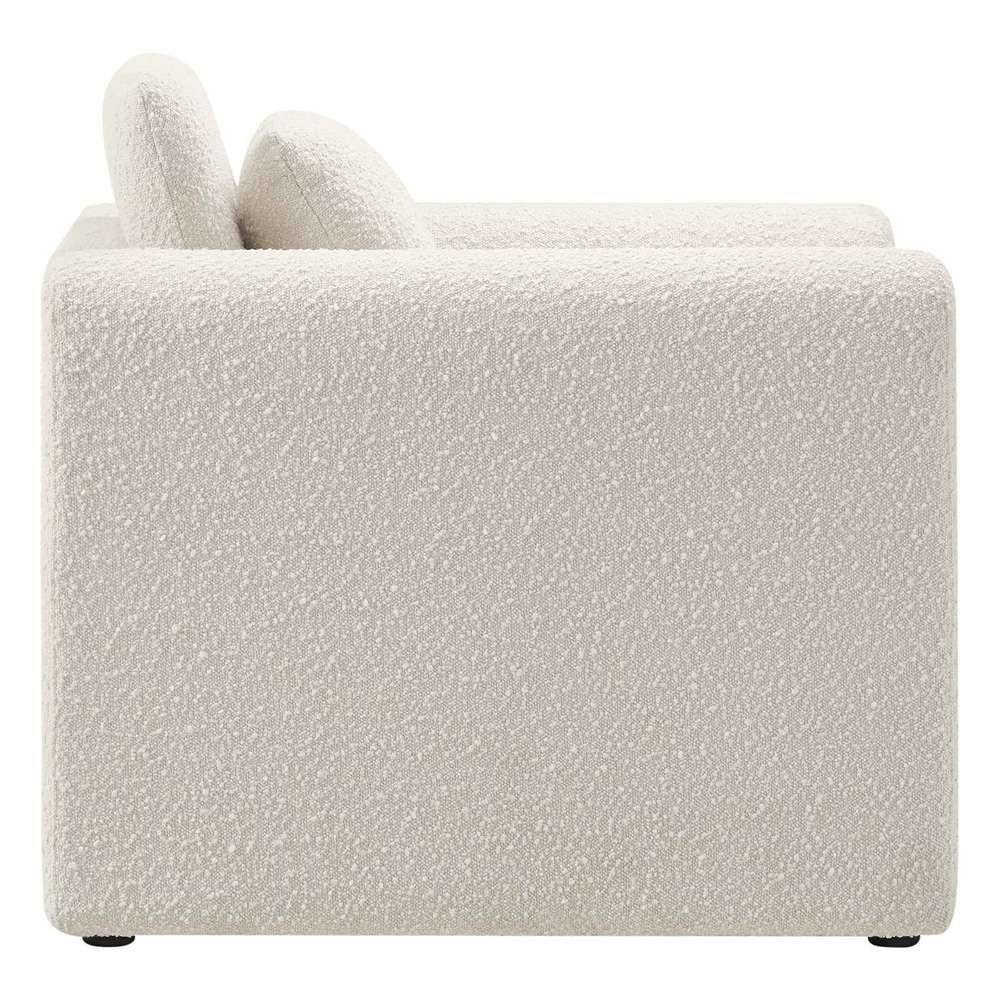Modway - Waverly Boucle Upholstered Armchair - EEI-6575-IVO veiw 3