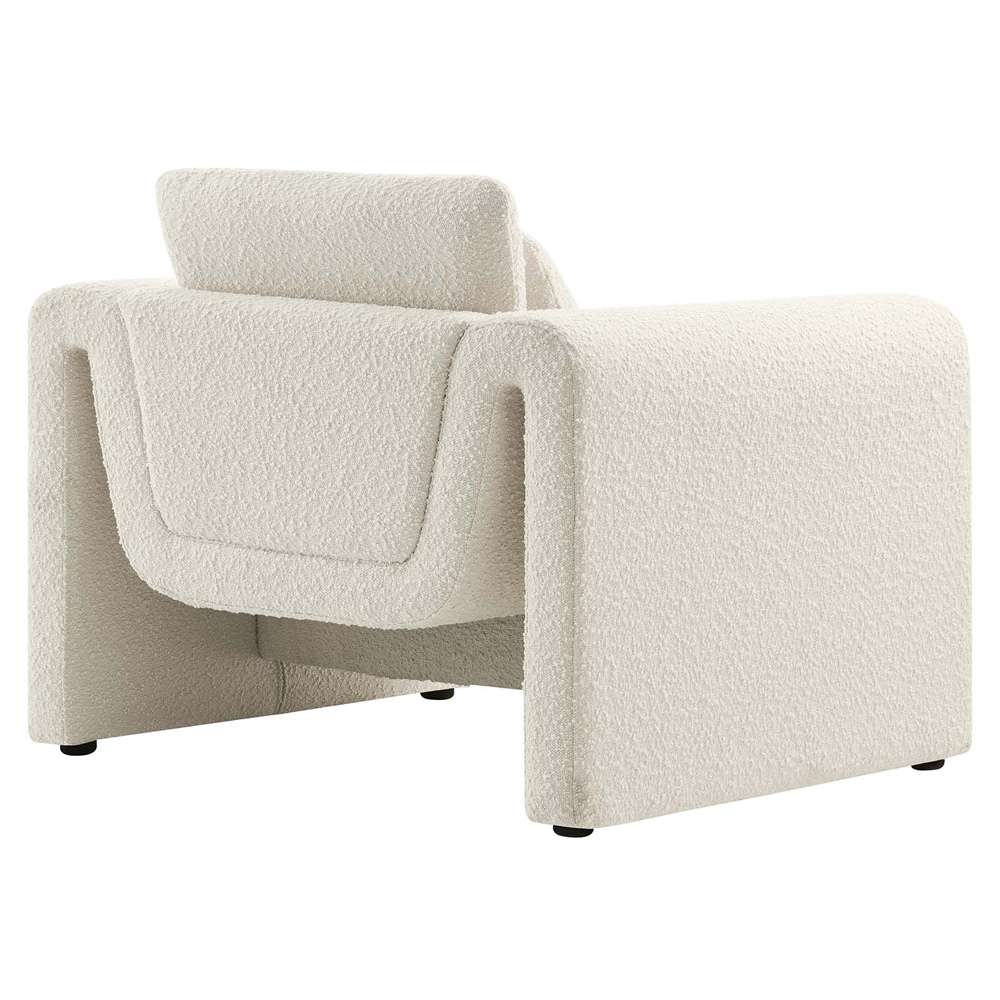 Modway - Waverly Boucle Upholstered Armchair - EEI-6575-IVO veiw 4