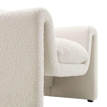 Modway - Waverly Boucle Upholstered Armchair - EEI-6575-IVO veiw 6