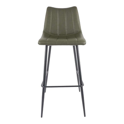 Moes Home - Alibi Barstool Dark Green (Set of 2) - UU-1003-27 veiw 1