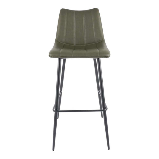 Moes Home - Alibi Barstool Dark Green (Set of 2) - UU-1003-27 veiw 1