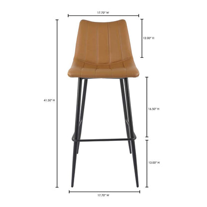 Moes Home - Alibi Barstool Tan (Set of 2) - UU-1003-21 veiw 8