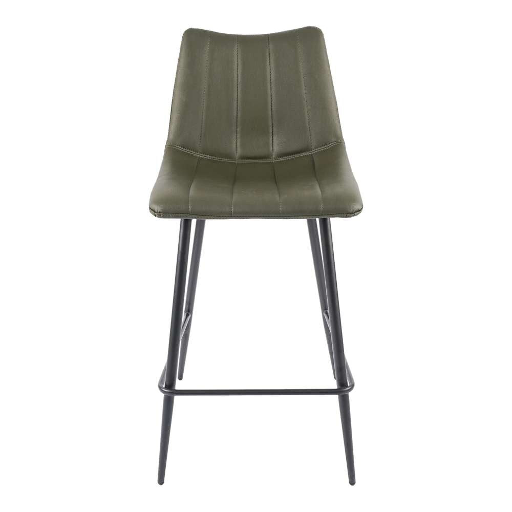 Moes Home - Alibi Counter Stool Dark Green (Set of 2) - UU-1002-27 veiw 1