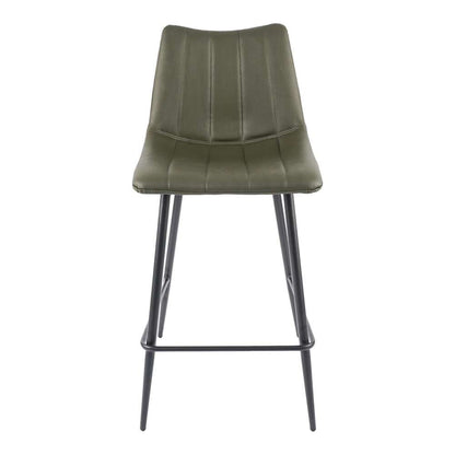 Moes Home - Alibi Counter Stool Dark Green (Set of 2) - UU-1002-27 veiw 1