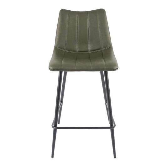 Moes Home - Alibi Counter Stool Dark Green (Set of 2) - UU-1002-27 veiw 1
