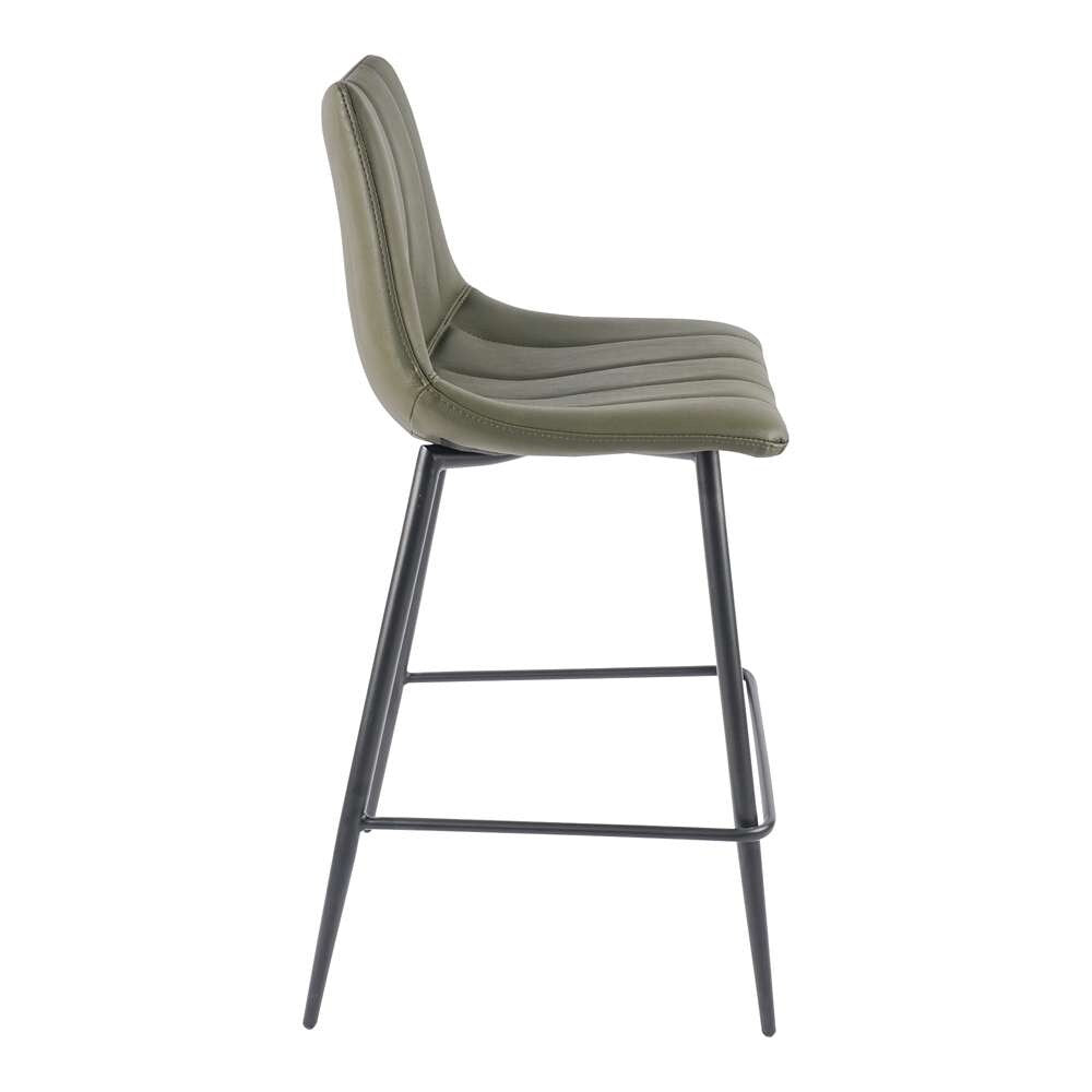 Moes Home - Alibi Counter Stool Dark Green (Set of 2) - UU-1002-27 veiw 3