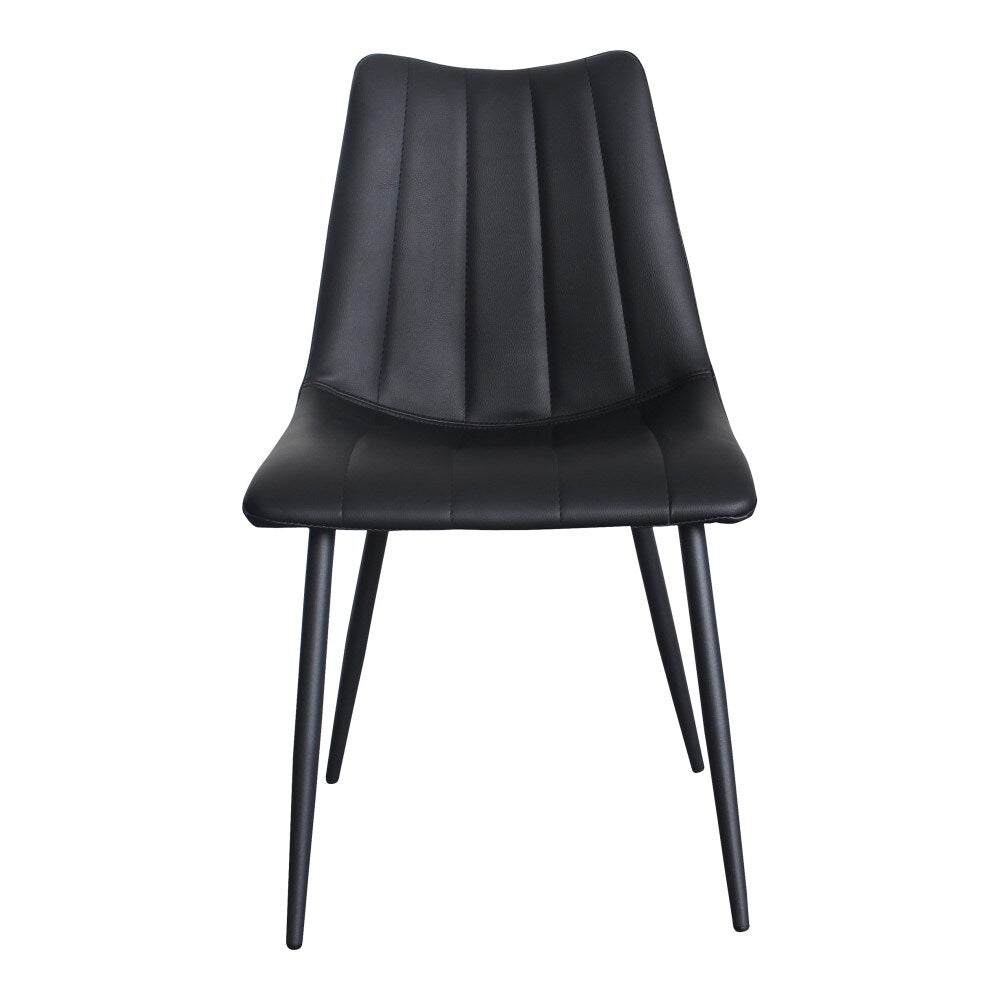 Moes Home - Alibi Dining Chair Matte Black (Set of 2) - UU-1022-02 veiw 2