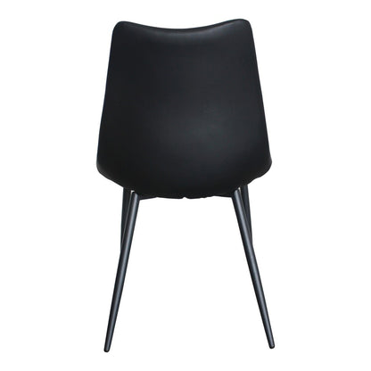 Moes Home - Alibi Dining Chair Matte Black (Set of 2) - UU-1022-02 veiw 4