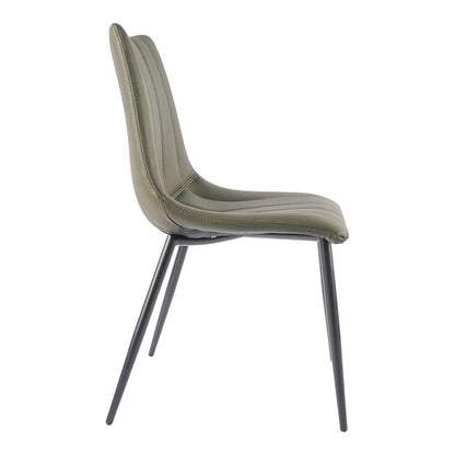 Moes Home - Alibi Dining Chair Dark Green (Set of 2) - UU-1022-27 veiw 3