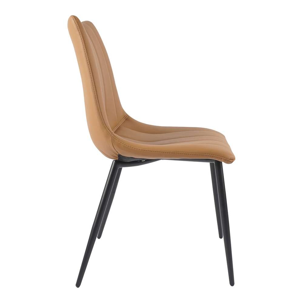 Moes Home - Alibi Dining Chair Tan (Set of 2) - UU-1022-21 veiw 3