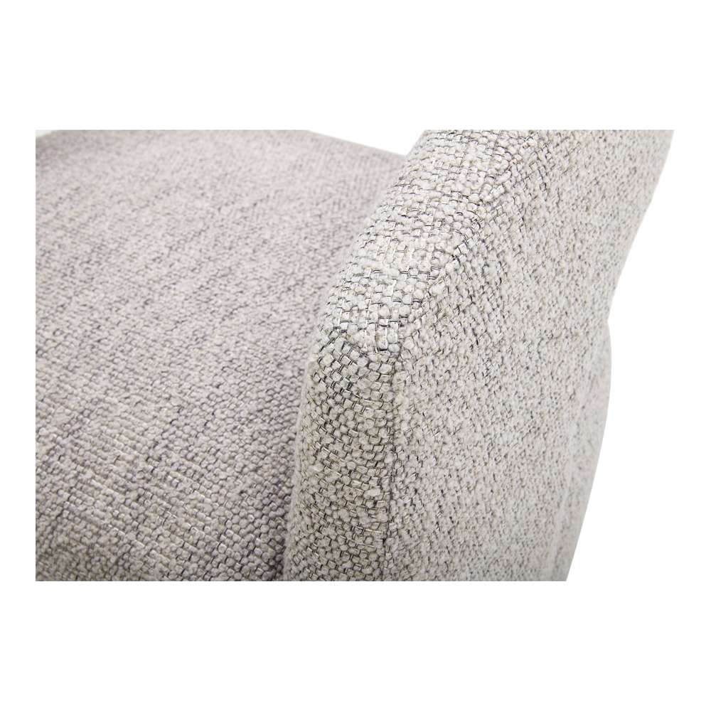 Moes Home - Barrow Rolling Dining Chair Performance Fabric Grey Storm - KQ-1024-39 veiw 6