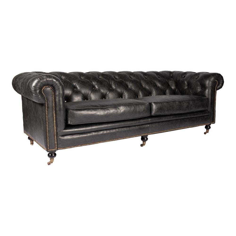 Moes Home - Birmingham Sofa in Black - PK-1007-02 veiw 2