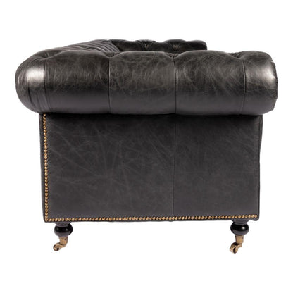 Moes Home - Birmingham Sofa in Black - PK-1007-02 veiw 3