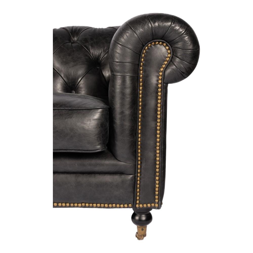 Moes Home - Birmingham Sofa in Black - PK-1007-02 veiw 5
