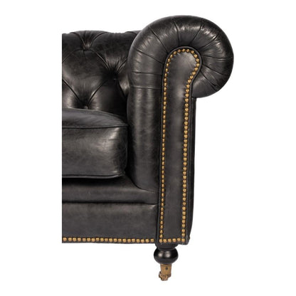 Moes Home - Birmingham Sofa in Black - PK-1007-02 veiw 5
