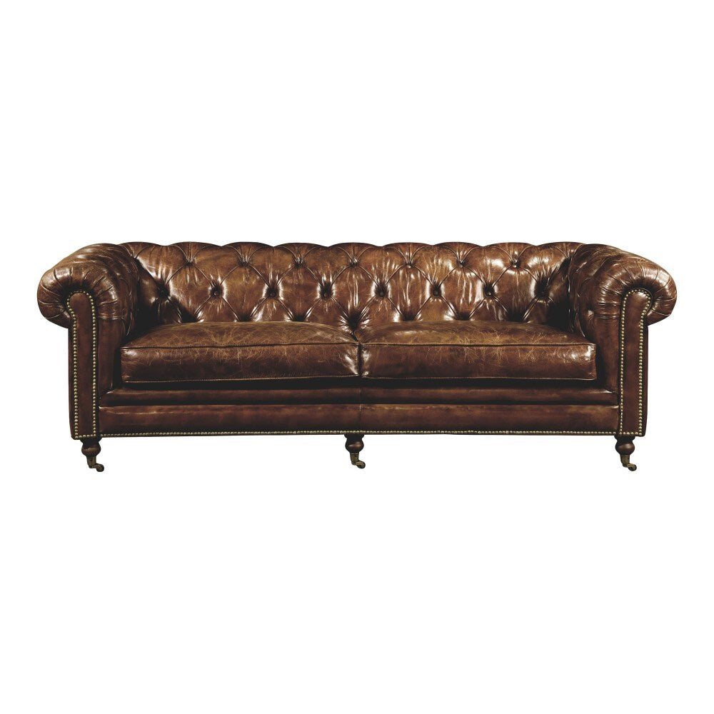 Moes Home - Birmingham Sofa in Brown - PK-1007-20 veiw 1
