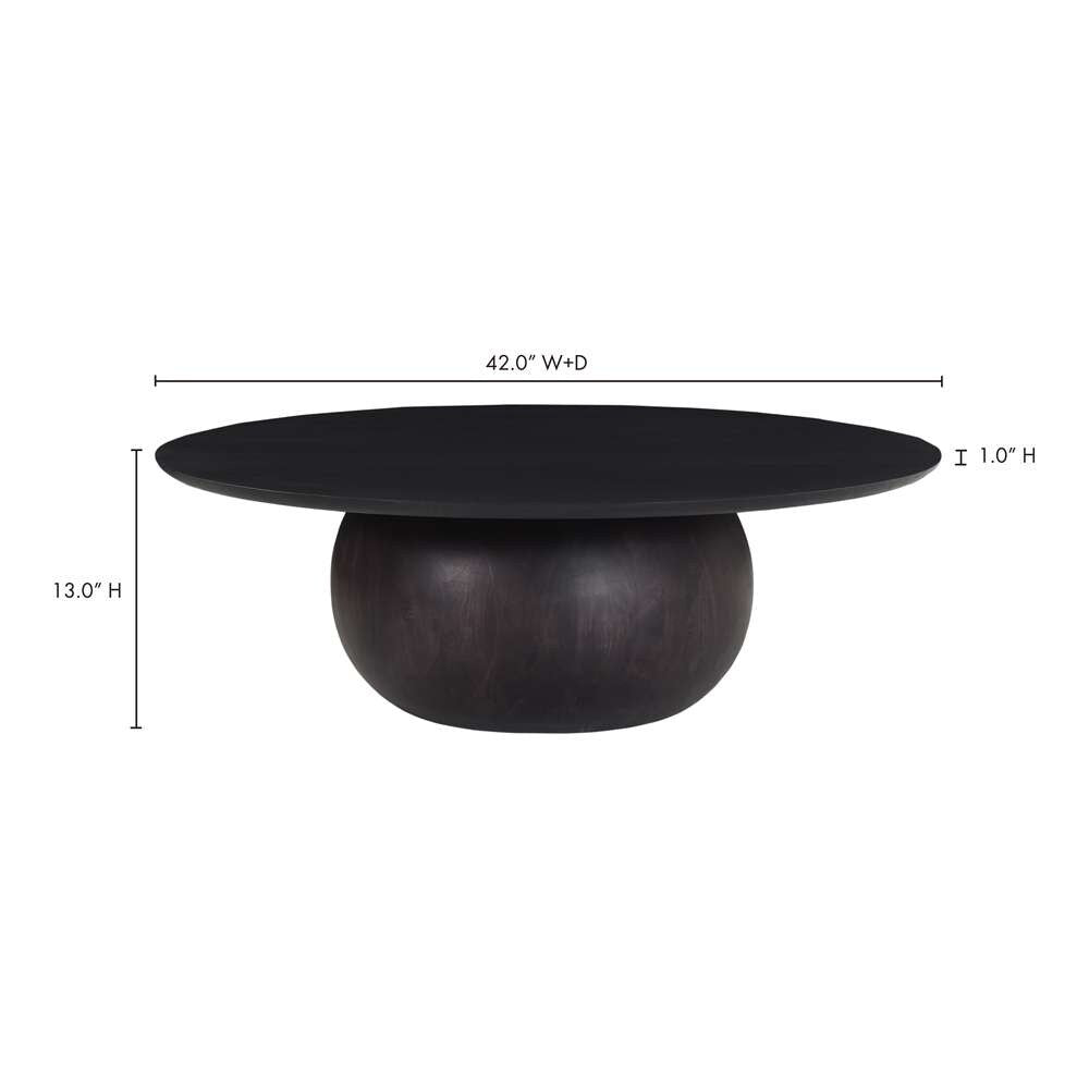 Moes Home - Bradbury Coffee Table Large Blackened Acacia - JD-1056-02-0 veiw 4