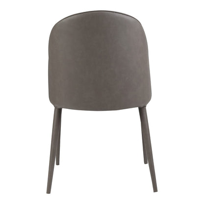 Moes Home - Burton Pu Dining Chair Grey (Set of 2) - YM-1002-26 veiw 4